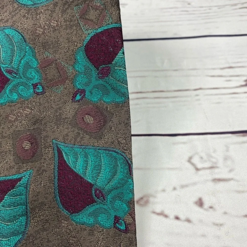 Dior Brown‎ Print Tie